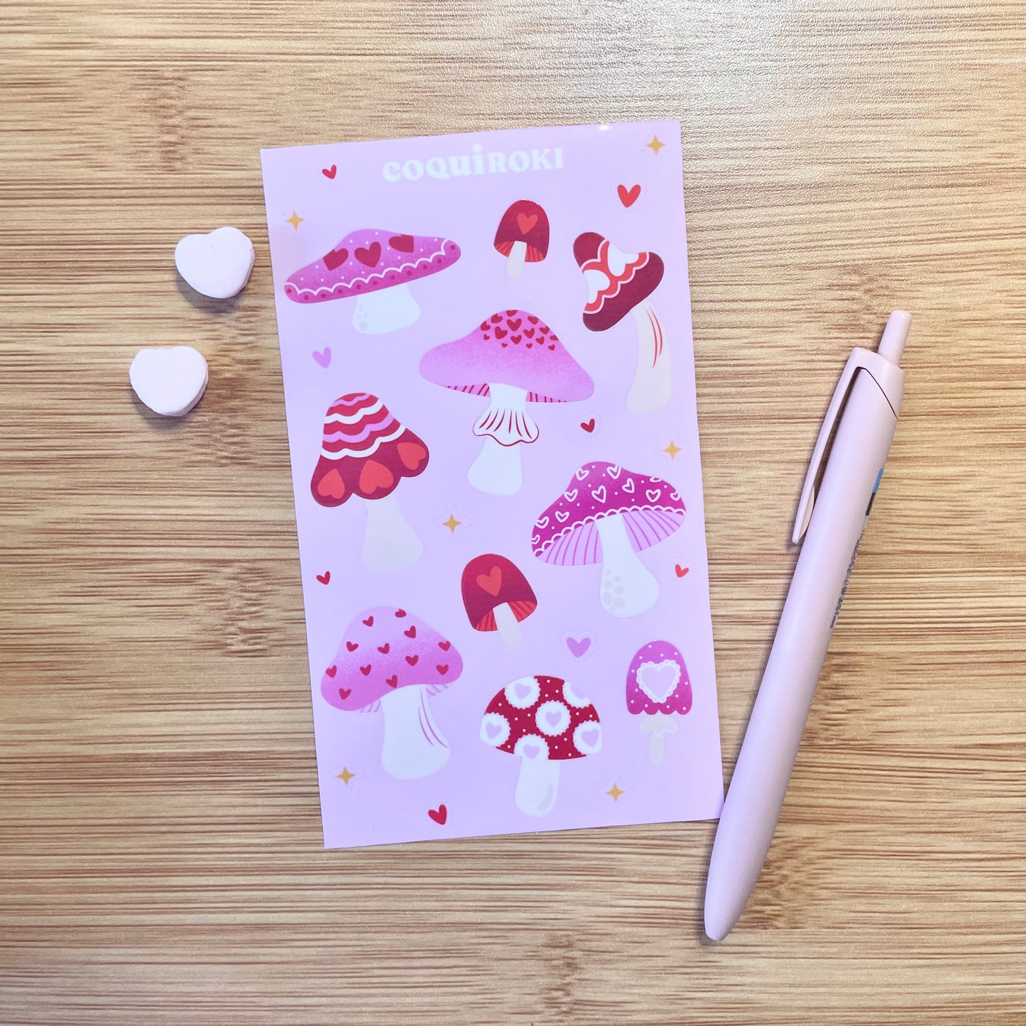Love Mushrooms - Sticker Sheet