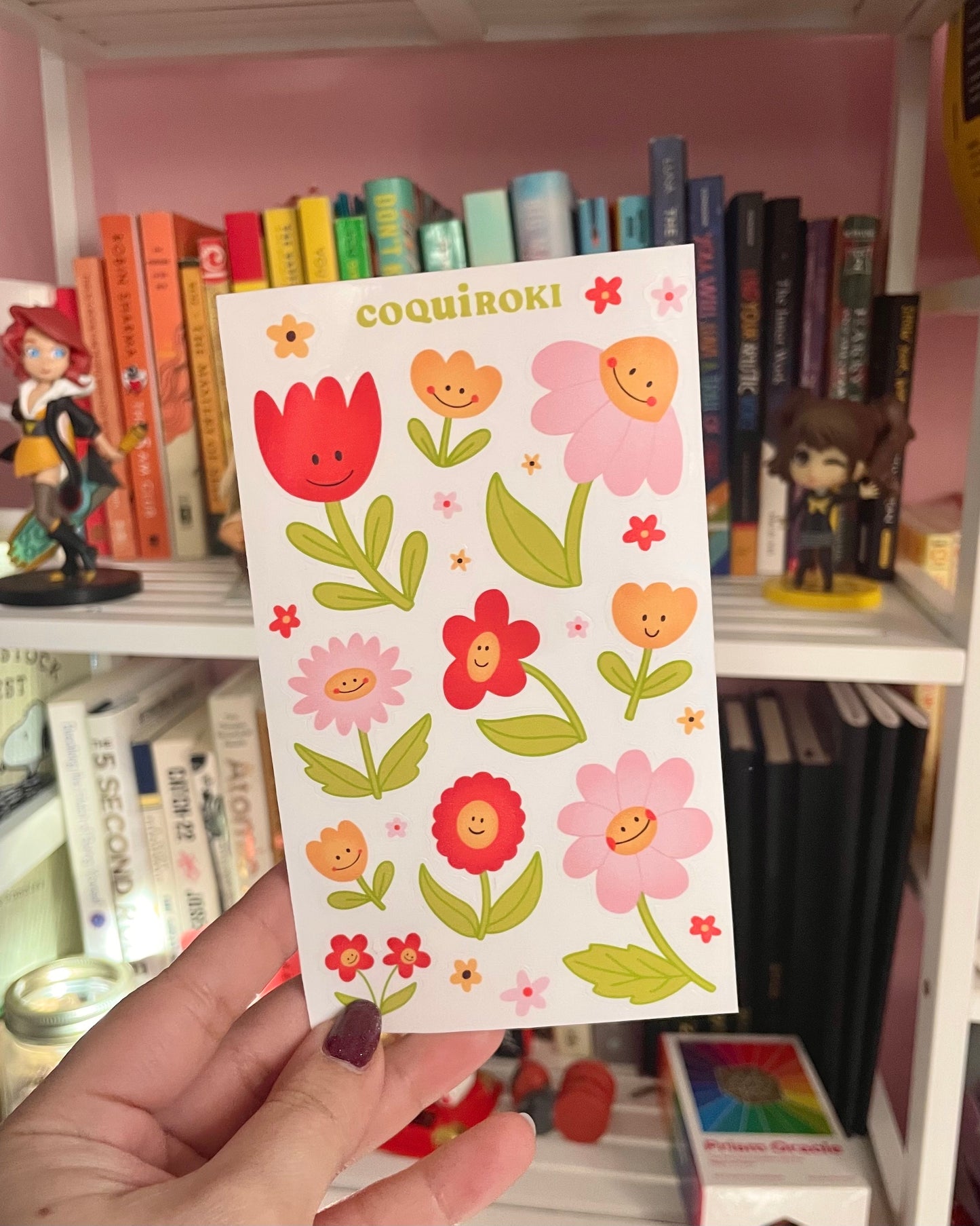 Happy Flowers - Sticker Sheet