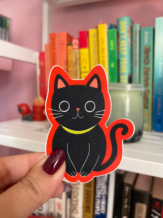 Black Cat - Matte Vinyl Sticker