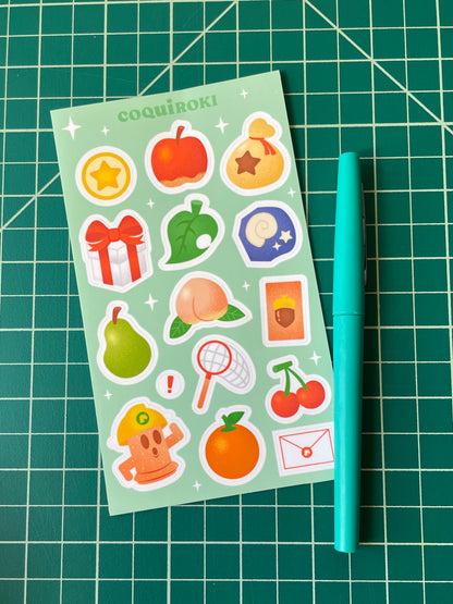 Animal Crossing - Sticker Sheet