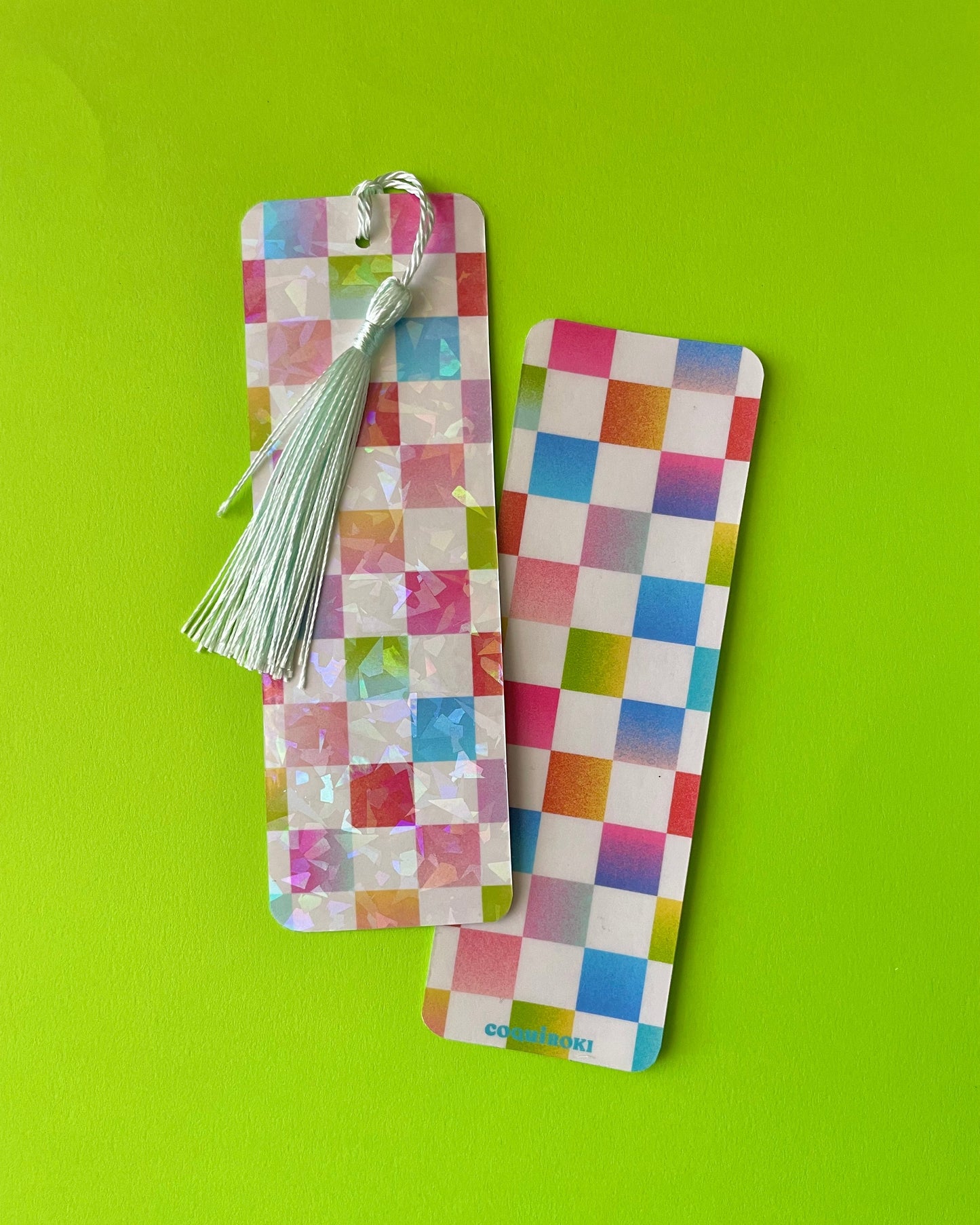 Colorful Checkered - Bookmark