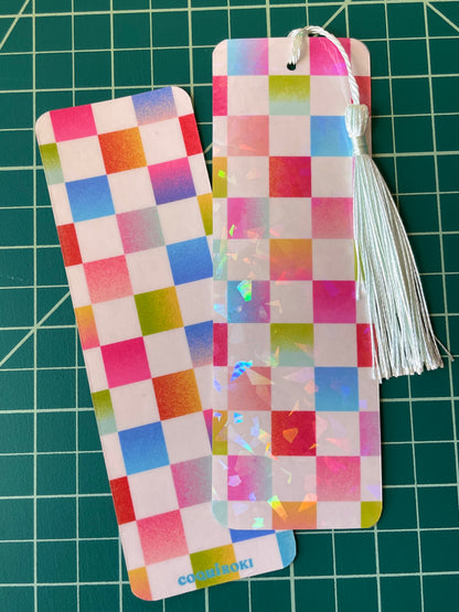 Colorful Checkered - Bookmark