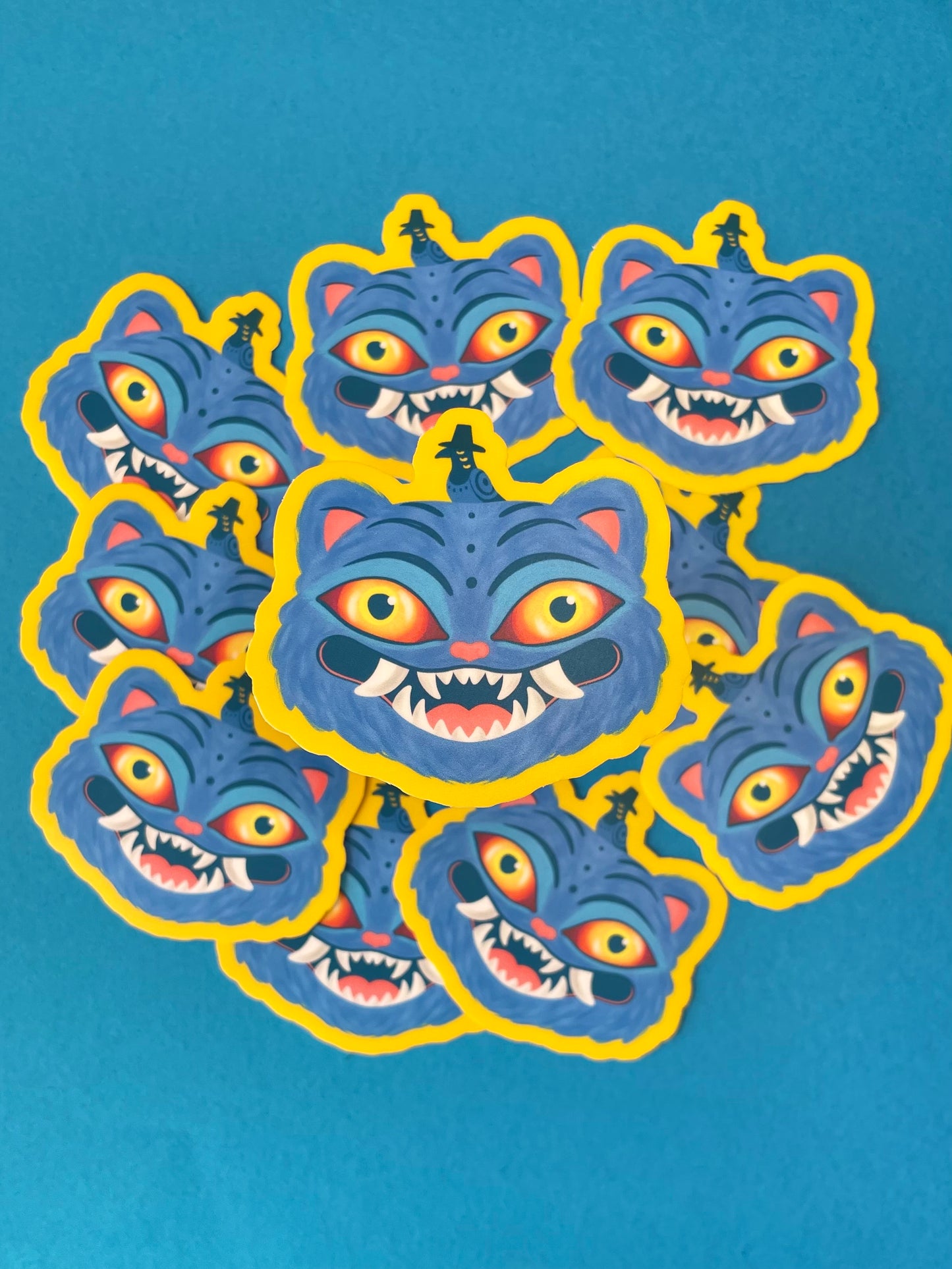 Derpy the Tiger - KPOP Demon Hunters - Matte Sticker