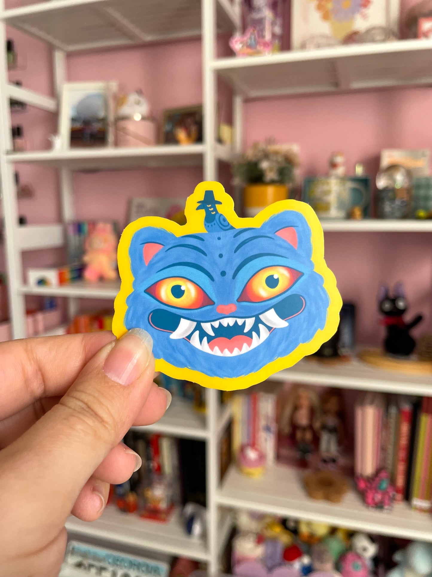 Derpy the Tiger - KPOP Demon Hunters - Matte Sticker