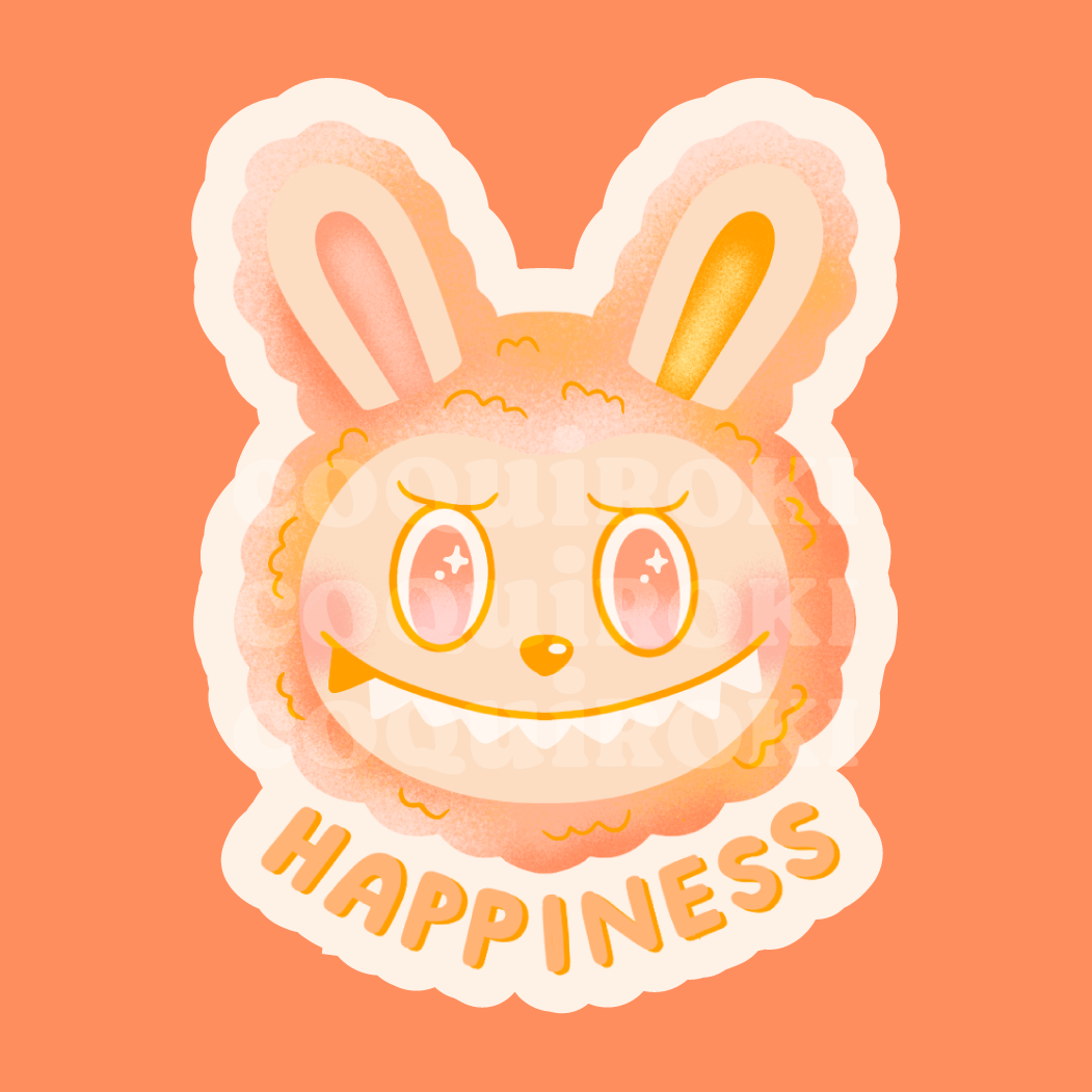 Labubu - Gloss Sticker (Sparkly Eyes)