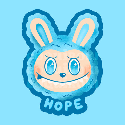 Labubu - Gloss Sticker (Sparkly Eyes)