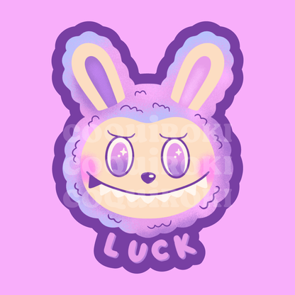 Labubu - Gloss Sticker (Sparkly Eyes)