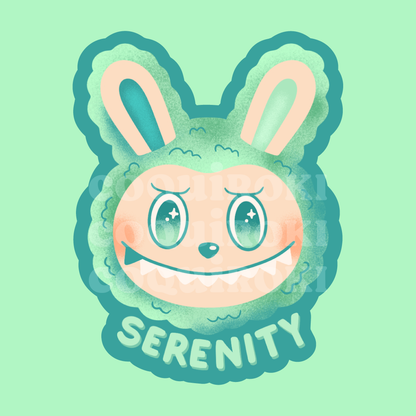 Labubu - Gloss Sticker (Sparkly Eyes)