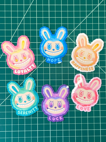 Labubu - Gloss Sticker (Sparkly Eyes)