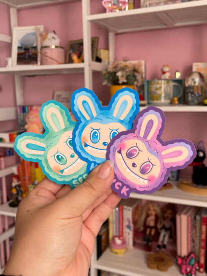 Labubu - Gloss Sticker (Sparkly Eyes)