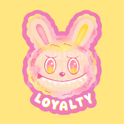 Labubu - Gloss Sticker (Sparkly Eyes)