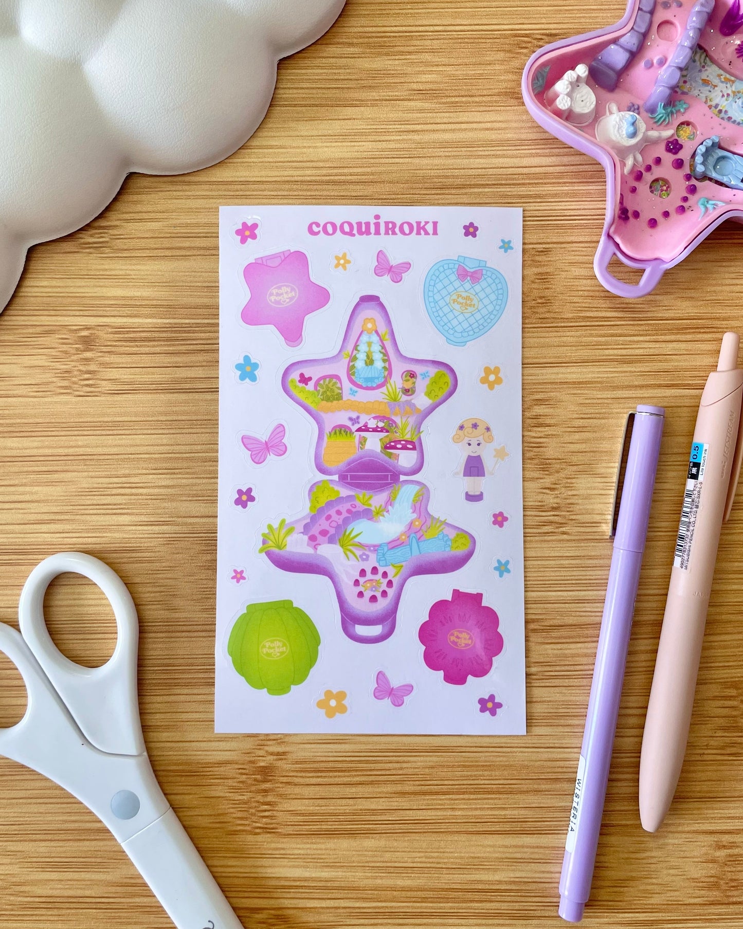 Polly Pocket - Sticker Sheet