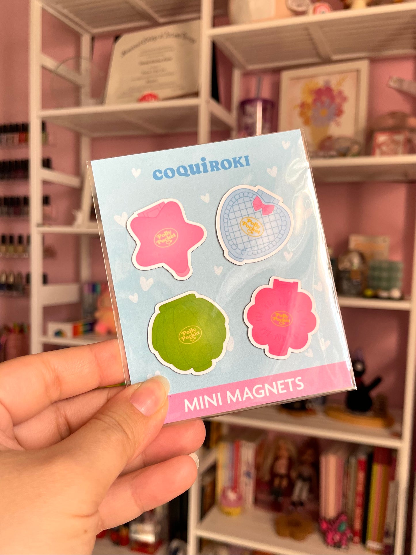 Polly Pocket - Mini Fridge Magnets