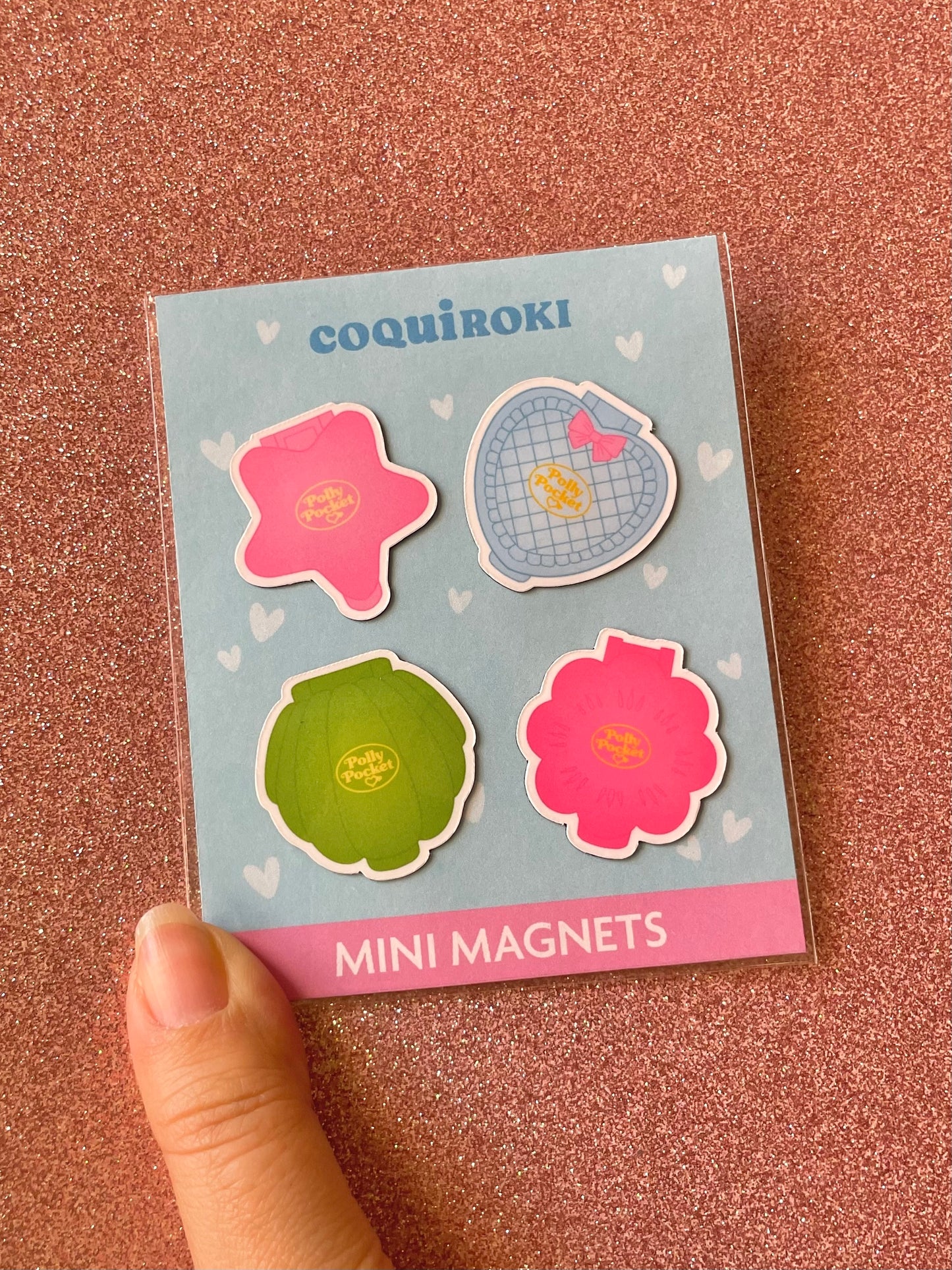 Polly Pocket - Mini Fridge Magnets